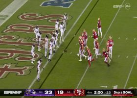 Urban wraps up Darnold for Ravens' fourth sack