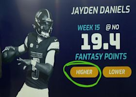 Projections for Jayden Daniels' point total in Week 15 | 'NFL Fantasy Live'