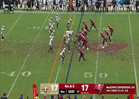 McKinstry's hit on Godwin leads to Bucs' third turnover on downs