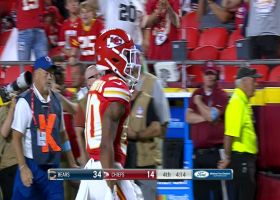 Montrell Washington high-points Ian Book's 49-yard heave to put KC inside red zone