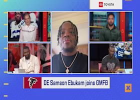 Samson Ebukam wakes up with 'GMFB' on why he signed with Falcons