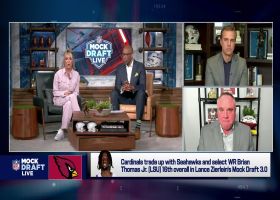 Zierlein projects Cardinals to trade up for Brian Thomas Jr. | 'Mock Draft Live'