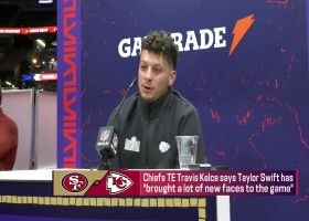 Chiefs players discuss Travis Kelce-Taylor Swift relationship, positive impact on the game