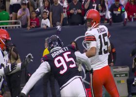 Derek Barnett devours Flacco for Texans' first sack of Super Wild Card Weekend