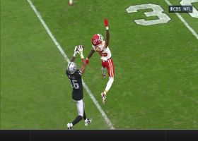O'Connell's touch is immaculate on 18-yard pass to Meyers over Watson's hands