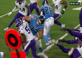 Kalel Mullings' 17-yard rush features elite vision