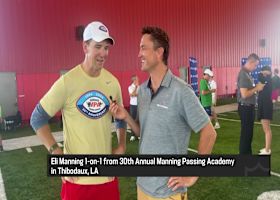 Eli Manning talks at the 30th Annual Manning Passing Academy | 'The Insiders'