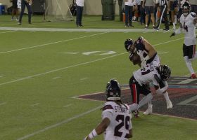 Calen Bullock nearly creates Texans takeaway with forced fumble on seam throw to Sweeney