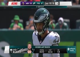 Jake Elliott nails a 41-yard FG to get Eagles on the board vs. Vikings