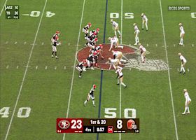 Quinshon Judkins makes epic one-handed catch on Gabriel's first pass of game