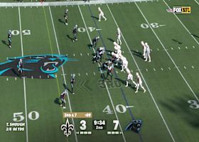 Can't-Miss Play: 62-yard TD! Shough dials launch codes to Olave for six in Carolina