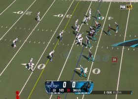 Micah Parsons unleashes his signature bear-crawl celebration after sack of Bryce Young