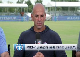 Robert Saleh shares Titans training camp update while on 'Inside Training Camp Live'