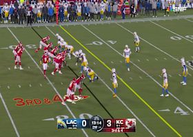 Joey Bosa slings Mahomes to ground for sack vs. KC's QB1