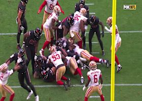 Bam Knight's third TD of 2025 trims 49ers' lead to 13-6 vs. Cards