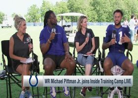 Michael Pittman Jr. on development of Anthony Richardson | 'Inside Training Camp Live'