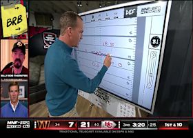 Billy Bob Thornton flashes football IQ as he breaks down Kelce TD | 'ManningCast'