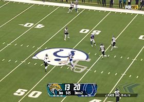 Flacco beams pass to Pittman Jr. for a 19-yard gain