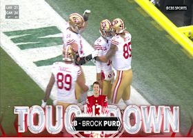 Brock Purdy's sleight of hand is deceptive on 2-yard TD run