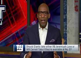 Should Giants take either RB Jeremiyah Love or WR Carnell Tate if they're available at No. 5? | 'Path to the Draft'