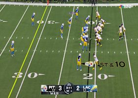 Rodgers' 19-yard strike to Metcalf gets Steelers to midfield