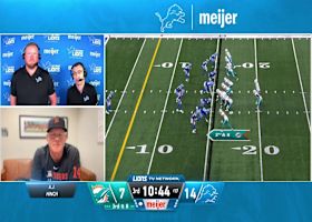 Quinn Ewers slings it up the seam to Theo Wease for 15-yard TD