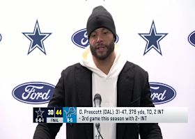 Prescott on Pickens in loss vs. Lions: 'He made some plays, but not George's standard'