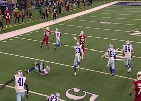 Demercado uses his football IQ to stay inbounds after 19-yard rush