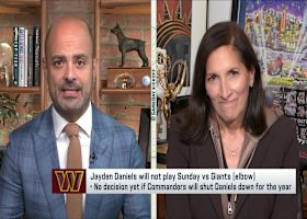 Rapoport: Jayden Daniels (elbow) out for Week 15 and status unknown for remainder of season | 'NFL GameDay Kickoff'