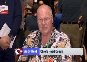 Chiefs HC Andy Reid speaks to media at Annual League Meeting