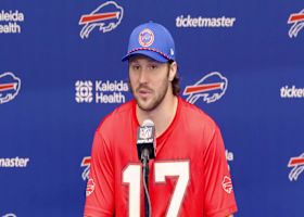 Josh Allen on quarterback matchup vs. Maye: 'On the offensive side, we can't focus what their offense is doing'