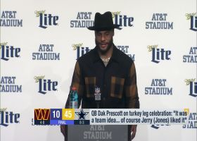 Dak Prescott breaks down turkey leg celebration during fourth quarter
