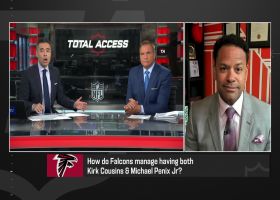 How do Falcons manage having both Kirk Cousins and Michael Penix Jr.? | 'NFL Total Access'