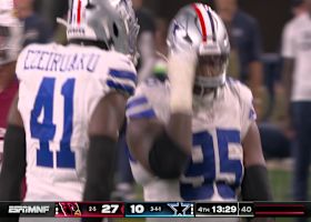 Kenny Clark boosts his 2025 sack total to 2.5 via takedown of Brissett