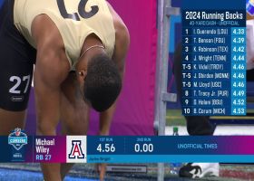 Michael Wiley runs official 4.51-second 40-yard dash at 2024 combine