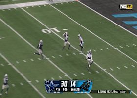 Cowboys shut the door on Panthers via Mukuamu's INT of Young's deep-ball attempt