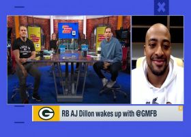 AJ Dillon on Packers winning three of last four games, previews Week 14 matchup vs. Giants
