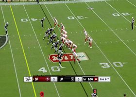 Jeremy Chinn lunges to intercept Mac Jones' pass in first quarter