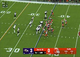 Dylan Sampson's 19-yard carry sets Cleveland up in the red zone