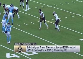 Travis Etienne Jr.'s fantasy impact with Saints | 'Fantasy Live'