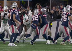 TreVeyon Henderson glides into the  end zone for six