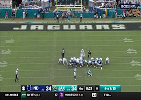 Cam Little's 49-yard FG gives Jags a 37-34 lead over Colts with 0:17 remaining