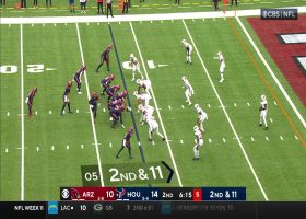 Jalen Thompson high-points Stroud's pass in end zone for QB's third INT of '23