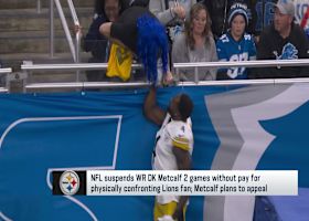 DK Metcalf suspended 2 games without pay for physically confronting Lions fan | 'NFL GameDay Kickoff'