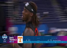 Dont'e Thornton Jr. runs official 4.30-second 40-yard dash at 2025 combine