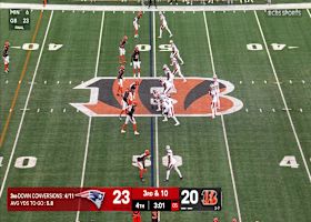 Maye's third-down strike to Diggs keeps Pats' drive alive