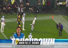 Can't-Miss Play: St. Brown pirouettes for toe-tap TD catch vs. Packers on fourth downrs on fourth down