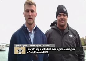 Tyler Shough and Taliese Fuaga join 'The Insiders' for an exclusive interview to discuss the Saints playing in France in 2026