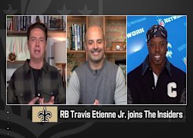 Travis Etienne Jr. joins 'The Insiders' for exclusive interview two days after officially signing with Saints