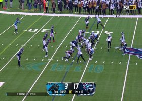 Hubbard's 25-yard catch and run ends with Al-Shaair's thunderous tackle